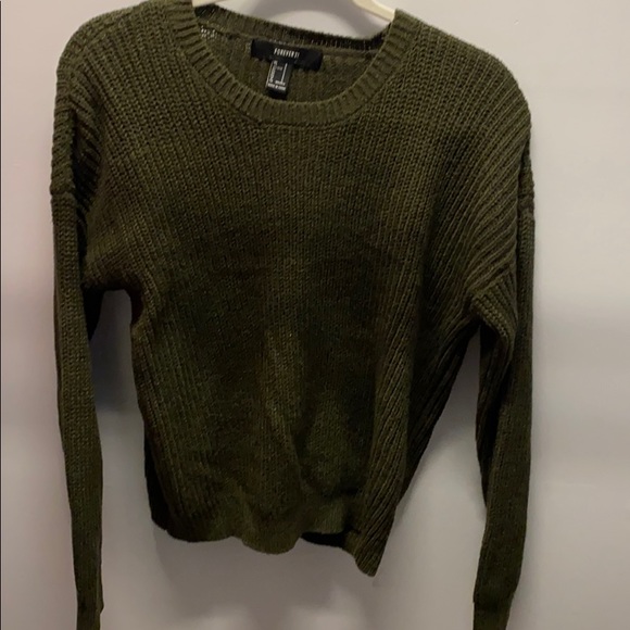 Forever 21 dark green sweater - Picture 1 of 3